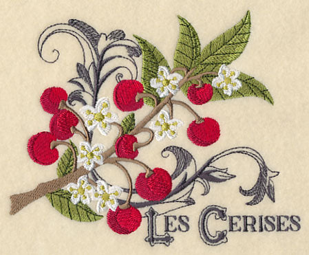 Cherries and Baroque Flourish (French)