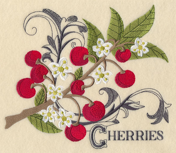 Cherries and Baroque Flourish
