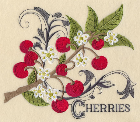 Cherries and Baroque Flourish