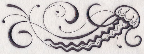 Inky Jellyfish Border
