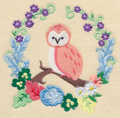 Storybook Owl Wreath