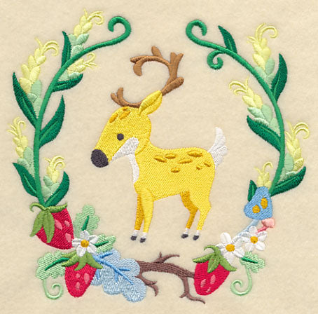Storybook Deer Wreath
