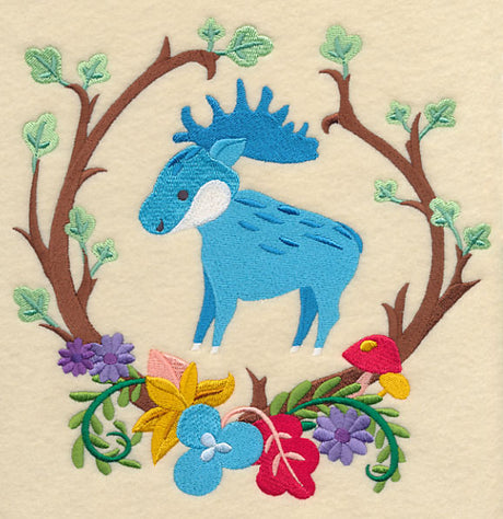 Storybook Moose Wreath