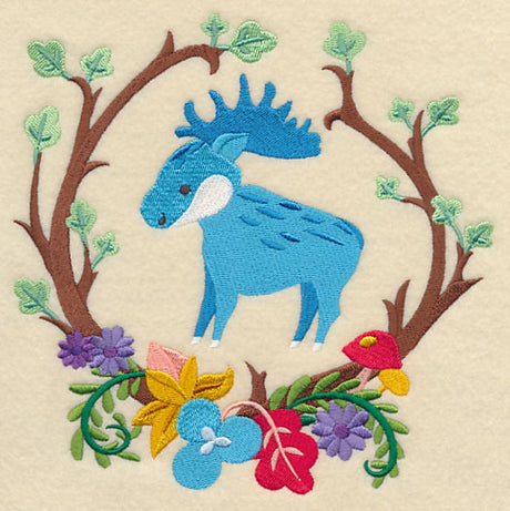 Storybook Moose Wreath