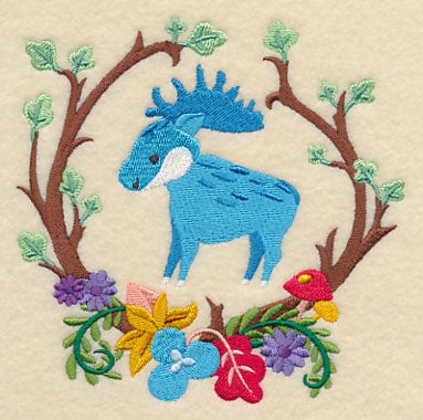 Storybook Moose Wreath