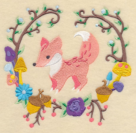 Storybook Fox Wreath