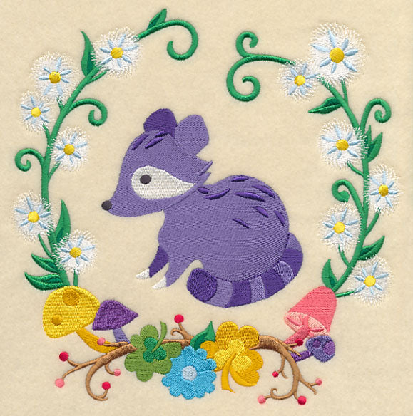 Storybook Raccoon Wreath