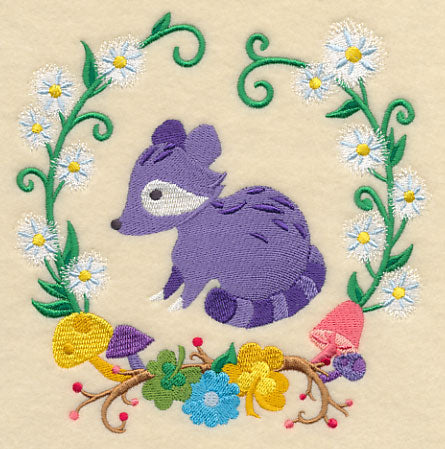 Storybook Raccoon Wreath