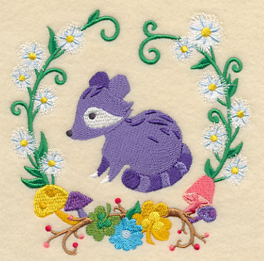 Storybook Raccoon Wreath