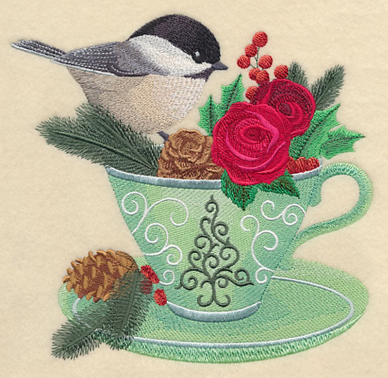 Chickadee and Christmas Tea