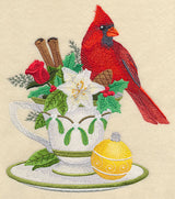 Cardinal and Christmas Tea