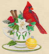 Cardinal and Christmas Tea