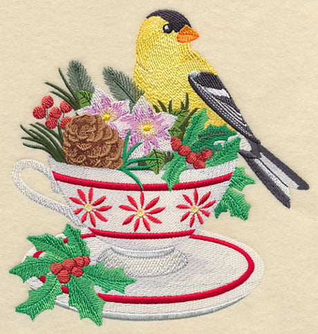 Goldfinch and Christmas Tea