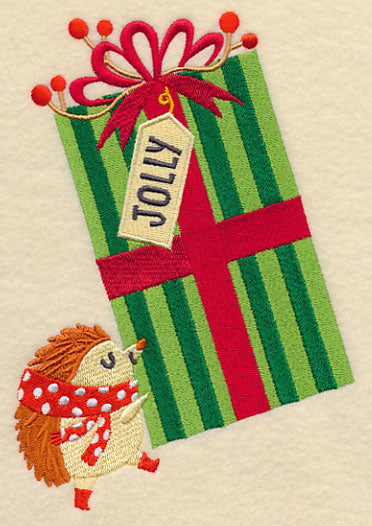 Christmas Gift and Hedgehog