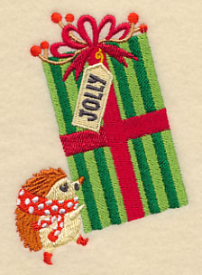 Christmas Gift and Hedgehog