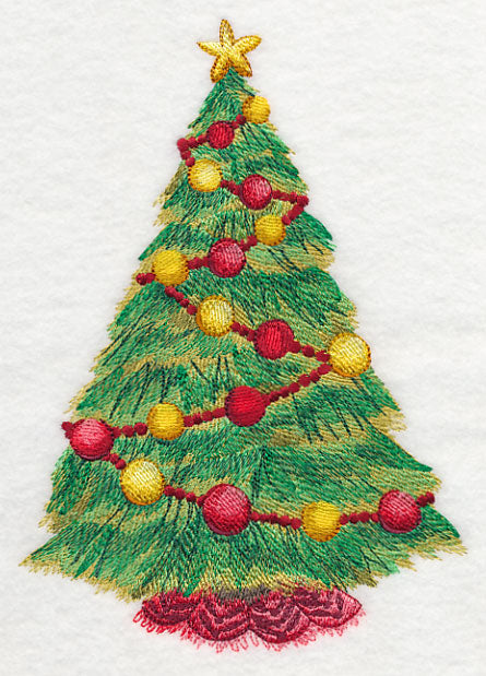 Christmas Tree in Watercolor