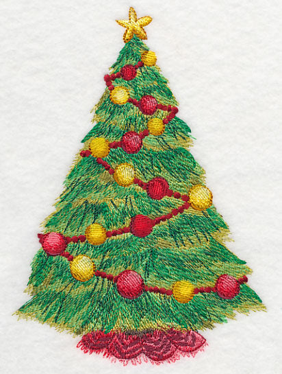 Christmas Tree in Watercolor