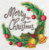 Christmas Wreath (Merry) in Watercolor