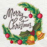 Christmas Wreath (Merry) in Watercolor