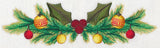 Christmas Ornaments Border in Watercolor