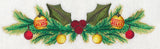 Christmas Ornaments Border in Watercolor