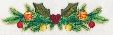Christmas Ornaments Border in Watercolor