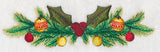Christmas Ornaments Border in Watercolor