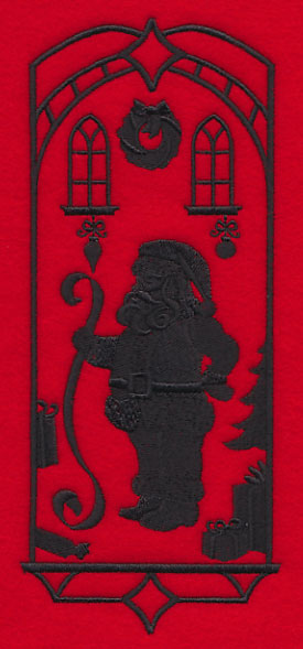 Christmas Silhouette - Santa's List