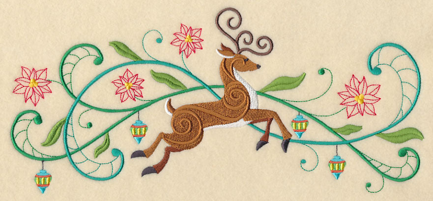 Reindeer Potpourri Border