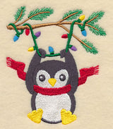 Christmas Lights and Penguin