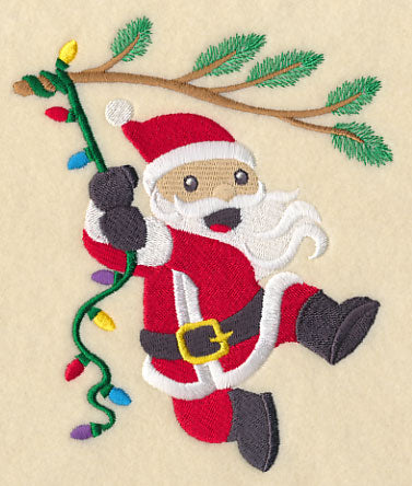 Christmas Lights and Santa