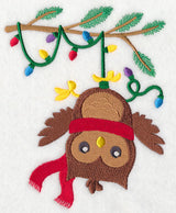 Christmas Lights and Owl