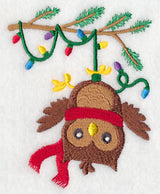 Christmas Lights and Owl