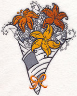 Lily Bouquet Wrapped In Paper