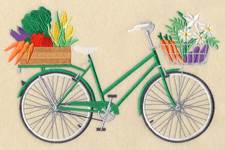 Fresh Vegetables Bicycle