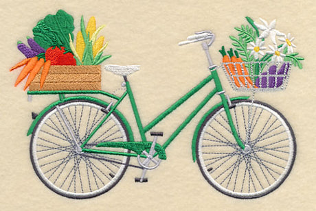 Fresh Vegetables Bicycle