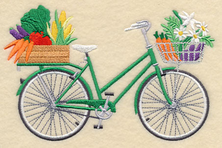 Fresh Vegetables Bicycle
