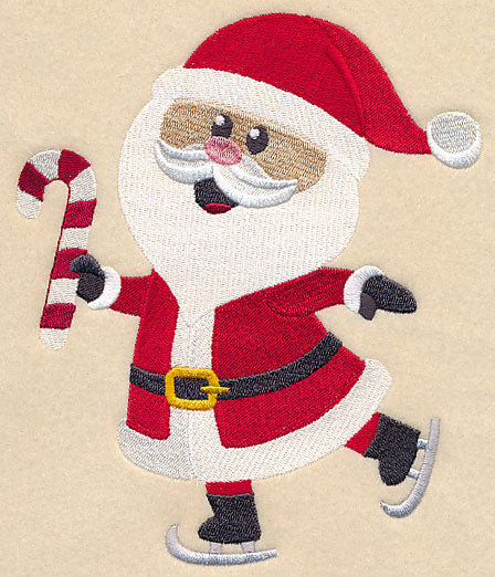 Skating Santa