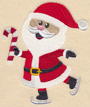 Skating Santa