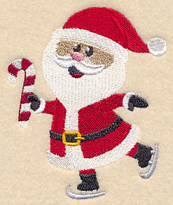 Skating Santa