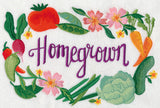 Homegrown Vegetables in Watercolor