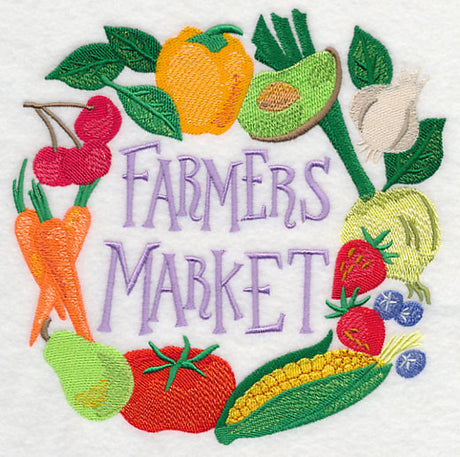 Farmers Market Vegetables in Watercolor