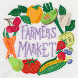 Farmers Market Vegetables in Watercolor