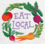 Eat Local Vegetables in Watercolor
