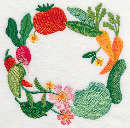 Fresh Vegetables in Watercolor