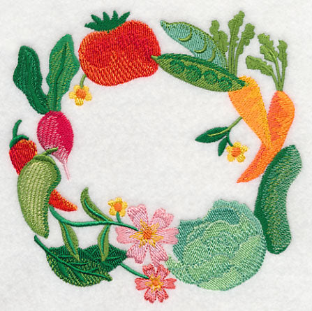 Fresh Vegetables in Watercolor