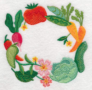 Fresh Vegetables in Watercolor