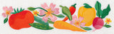 Fresh Vegetables in Watercolor Border
