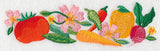 Fresh Vegetables in Watercolor Border
