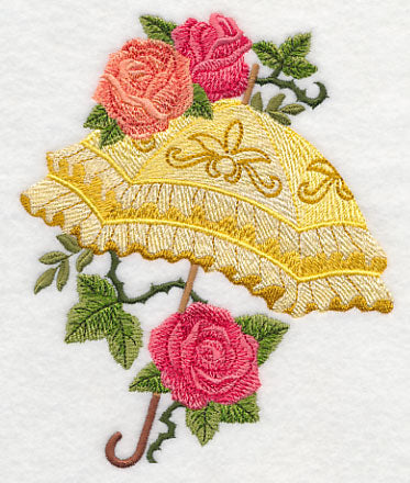 Jane's Parasol with Roses